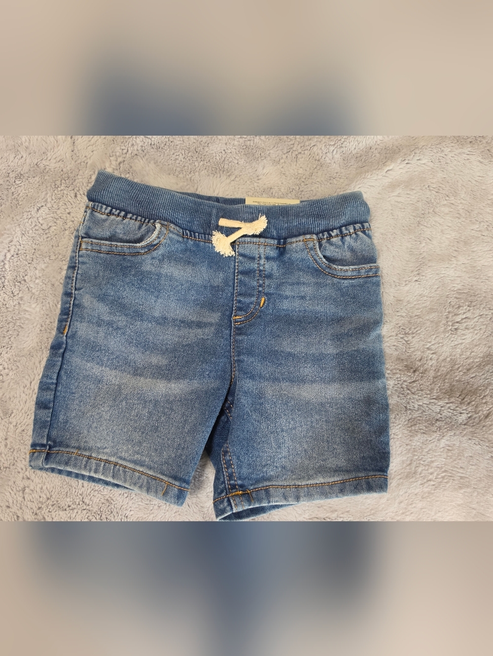 okie dokie Blue Denim Baby Shorts